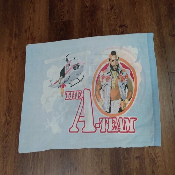 Other - Vintage 80s The A Team Pillow Case TV Show Mr. T Double Sided Retro